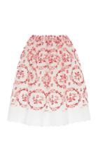 Moda Operandi Simone Rocha Printed Frill Skirt Size: 6