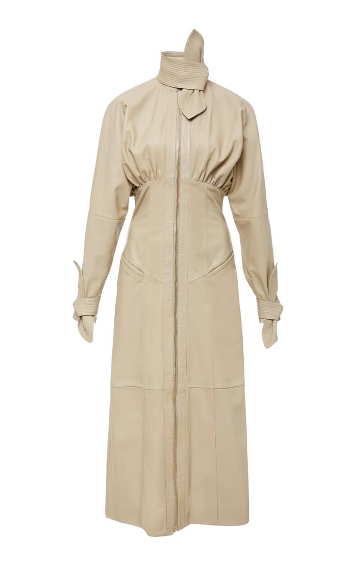 Zimmermann Tempest Leather Corset Dress