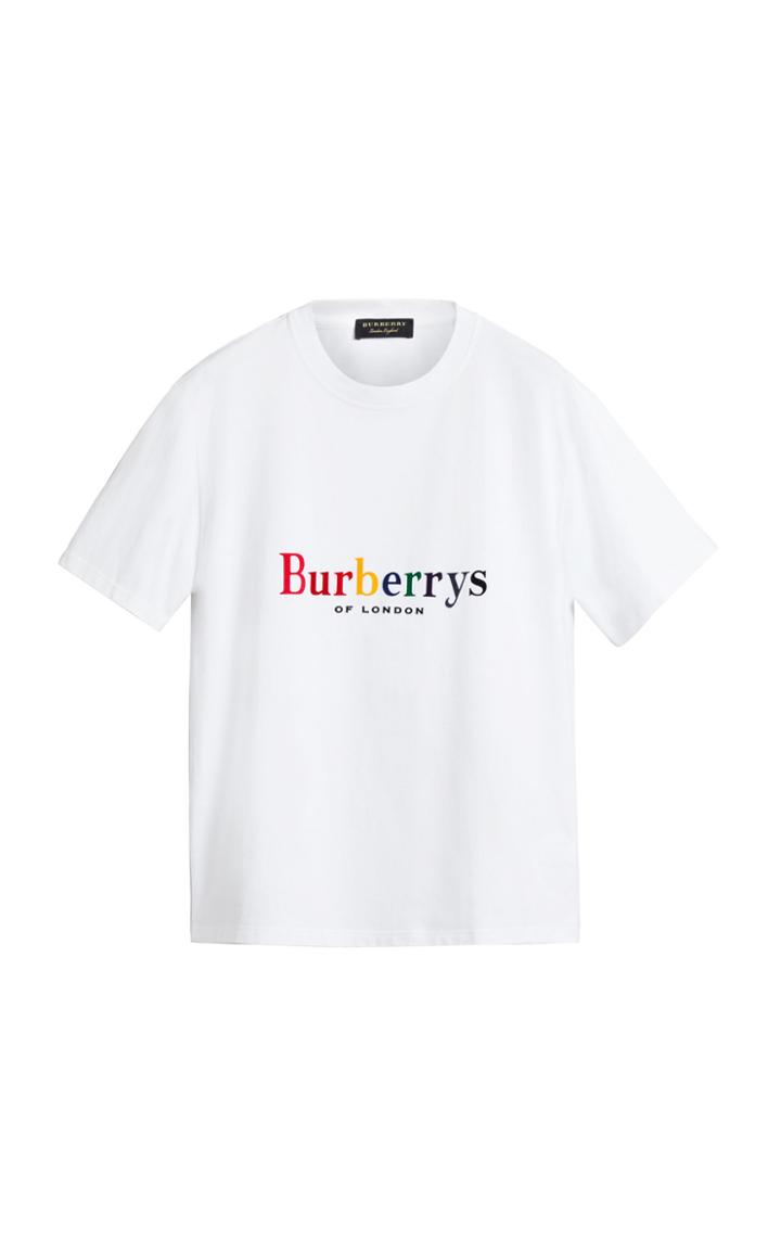 Burberry Printed Oversized Cotton T-shirt