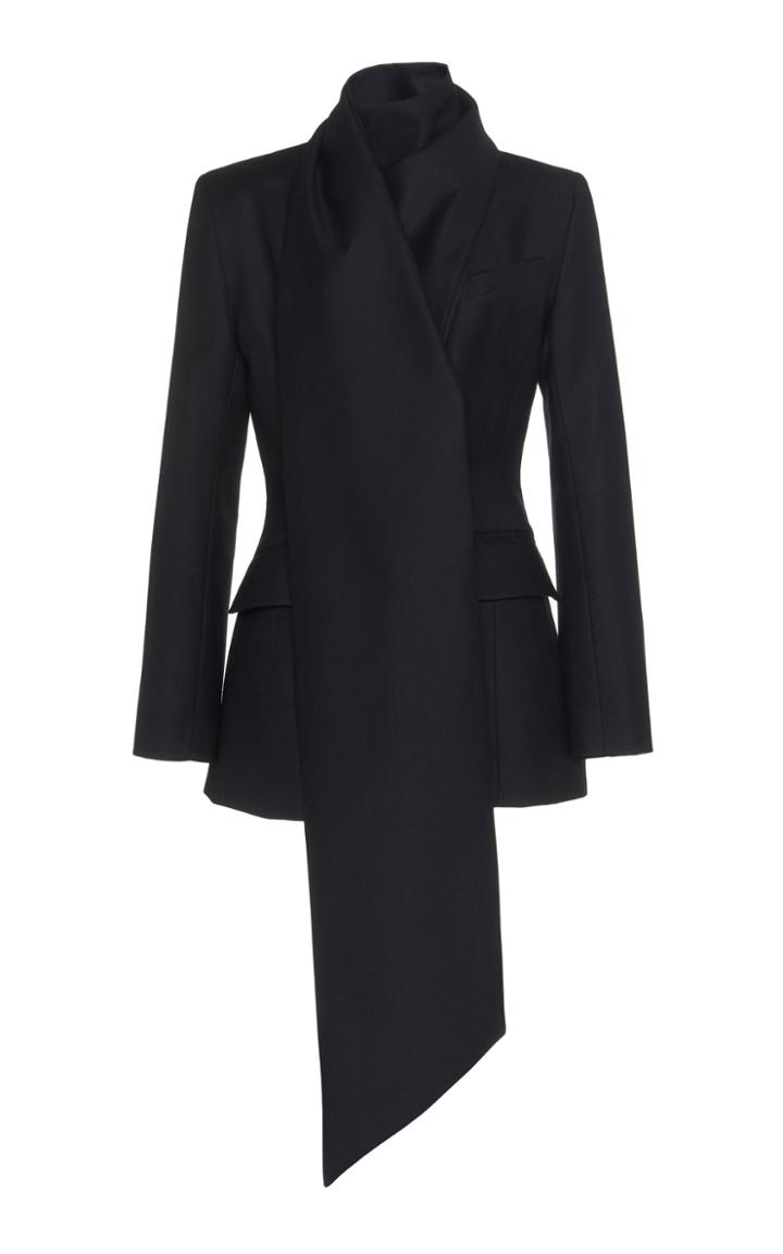 Moda Operandi Matriel Scarf-detailed Fitted Blazer