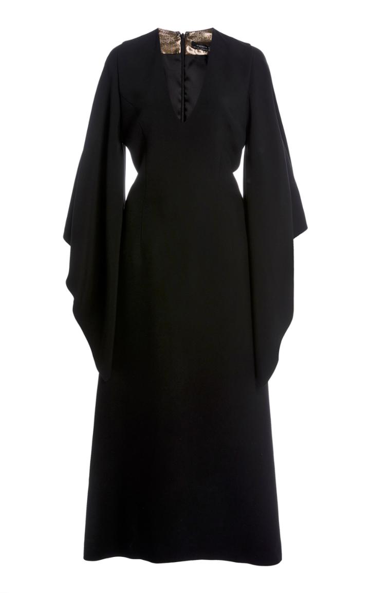 Moda Operandi Andrew Gn Belted Crepe Dress