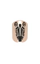 Moda Operandi Diane Kordas 18k Rose Gold Zebra Ring Size: 8