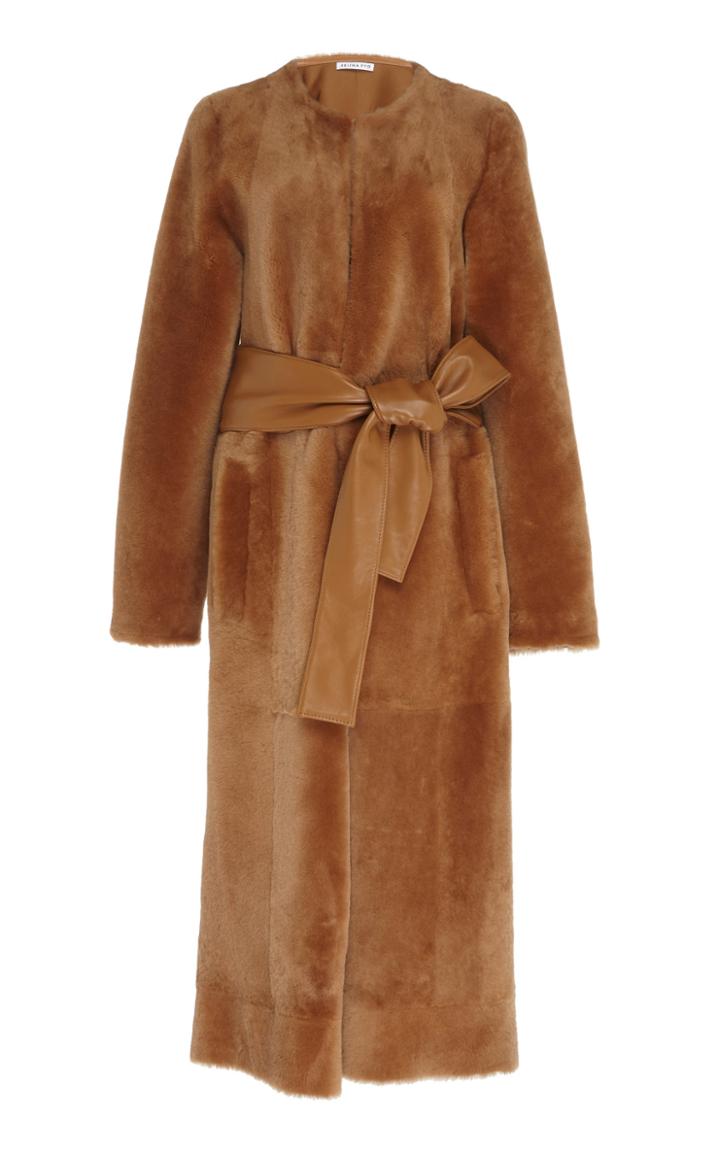 Rejina Pyo Claire Oversized Shearling Coat