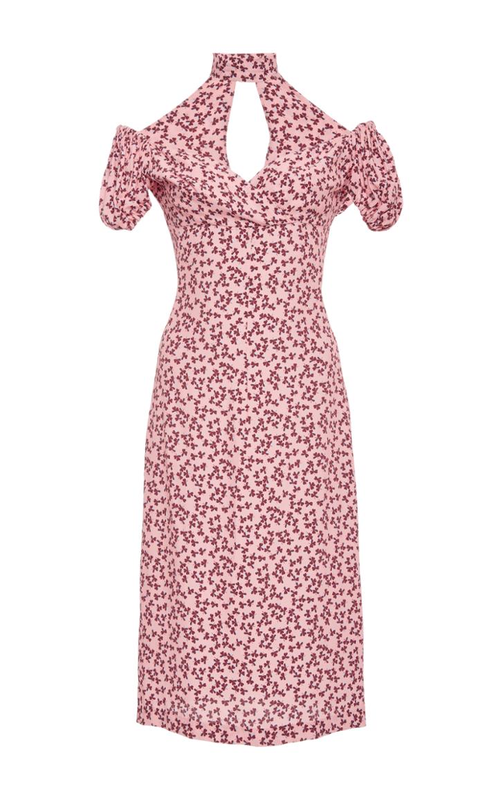 Alexis Calla Off The Shoulder Print Dress