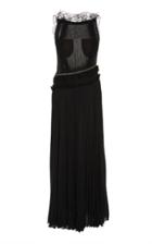 Jason Wu Collection Pleated Georgette Silk Dress