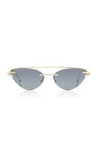 Adam Selman X Le Specs The Coupe Metal Cat-eye Sunglasses