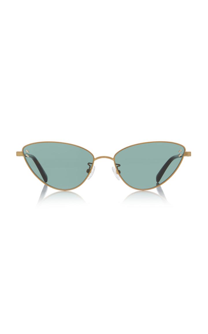 Stella Mccartney Sunglasses Cat-eye Gold-tone Sunglasses