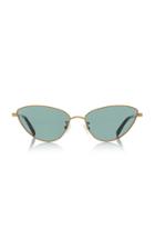 Stella Mccartney Sunglasses Cat-eye Gold-tone Sunglasses