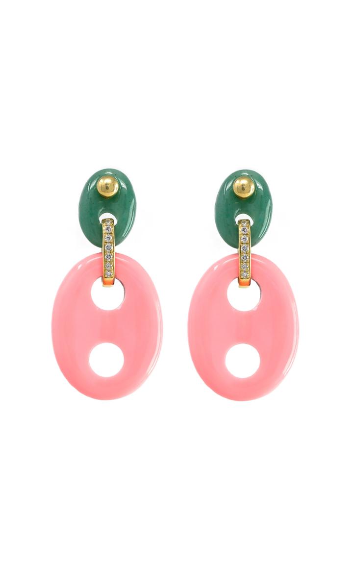 Moda Operandi Jenna Blake 18k Yellow Gold Nautical Link Drop Earrings