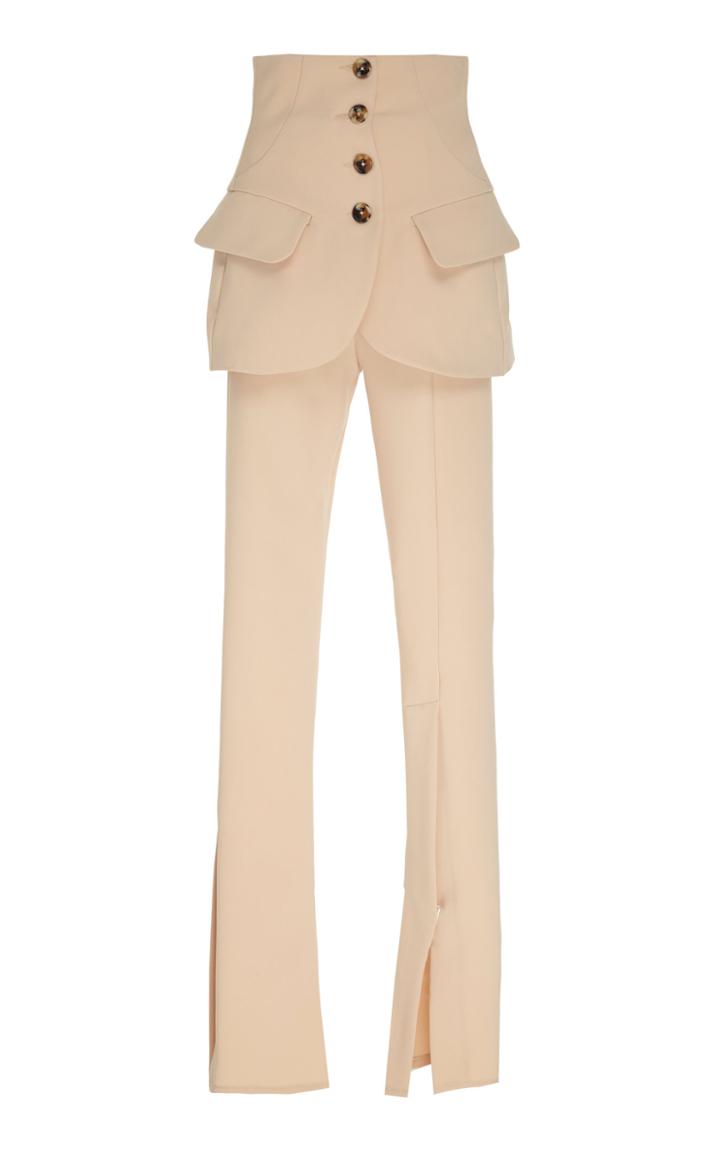 Moda Operandi A.w.a.k.e. Mode Front Slit Trousers Size: 34