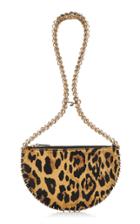 Paco Rabanne Iconic Leopard-print Leather Clutch