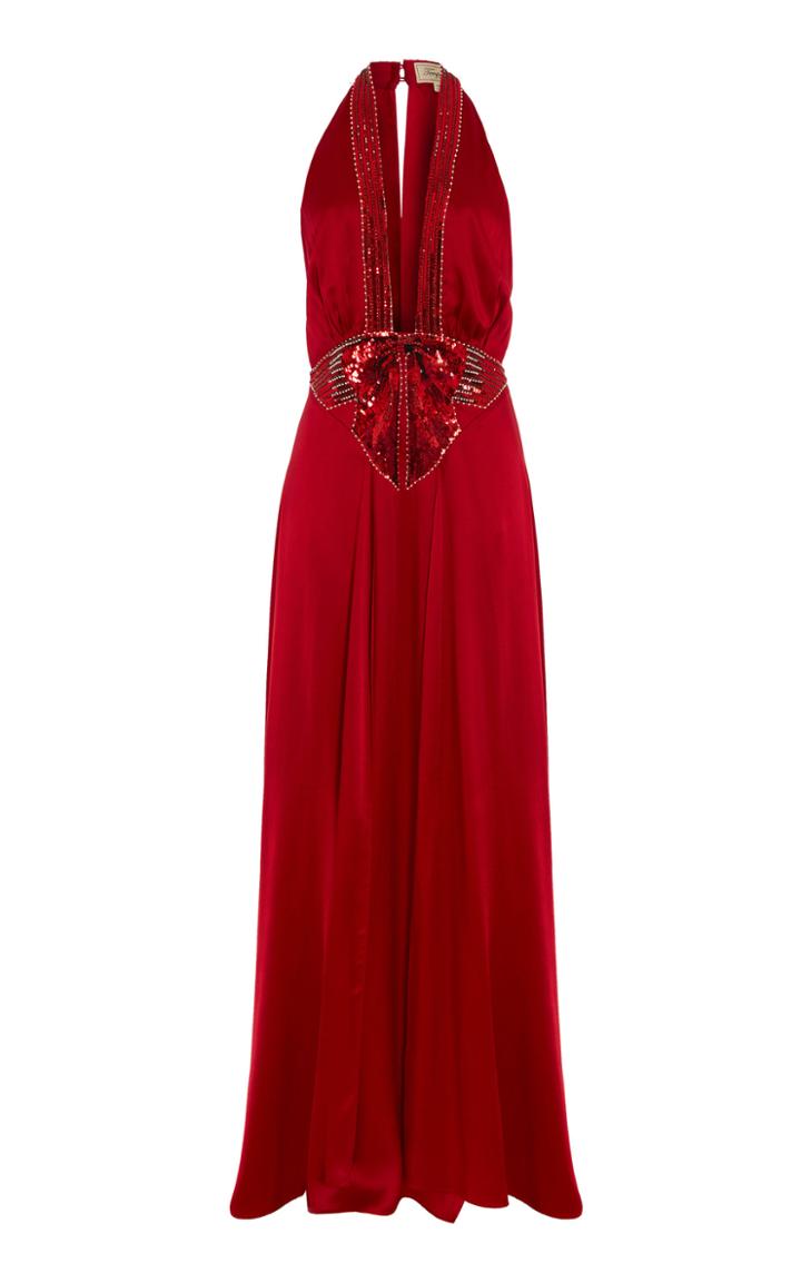 Temperley London Lolita Halter Neck Dress