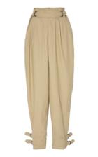 Isabel Marant Pierce High-waisted Cotton Pants
