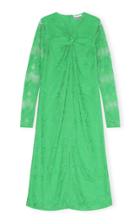 Moda Operandi Ganni Lace Twist Midi Dress