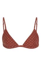 Matteau Swim Polka-dot Triangle Bikini Top