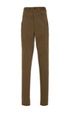 Sally Lapointe Stretch Cotton Twill High Waisted Pant