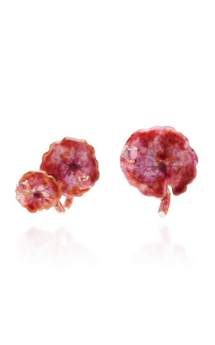 Luz Camino Pink Navelwort Earrings
