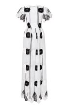 Alcoolique Deva Long Contrast Dress