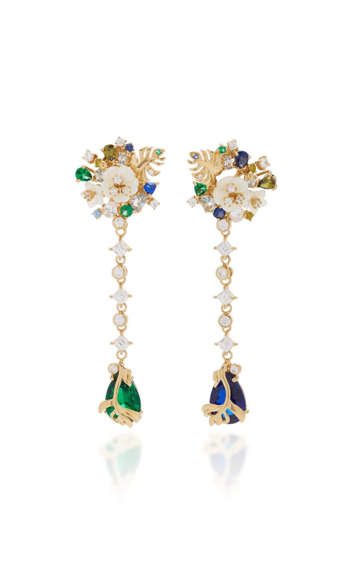 Anabela Chan M'o Exclusive Emerald Paradise Drop Earrings