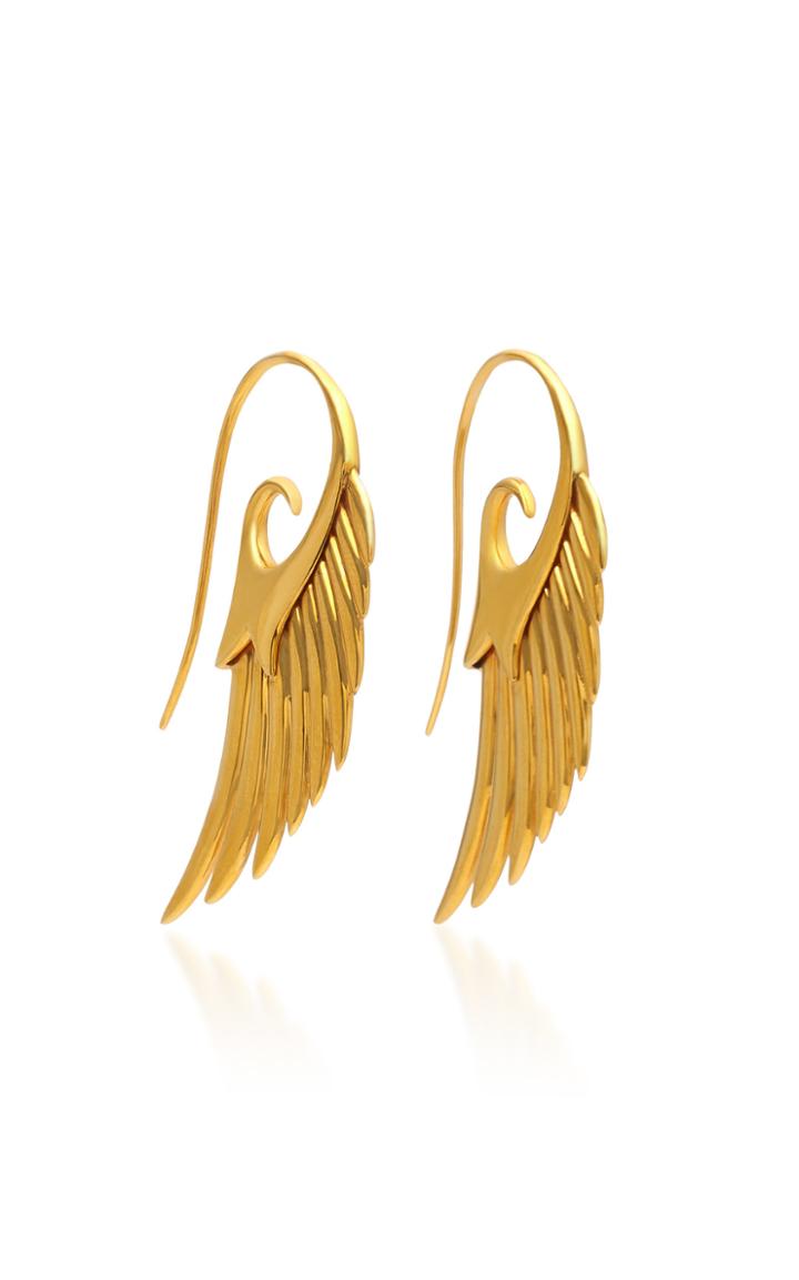 Noor Fares Fly Me To The Moon 18k Gold Earrings