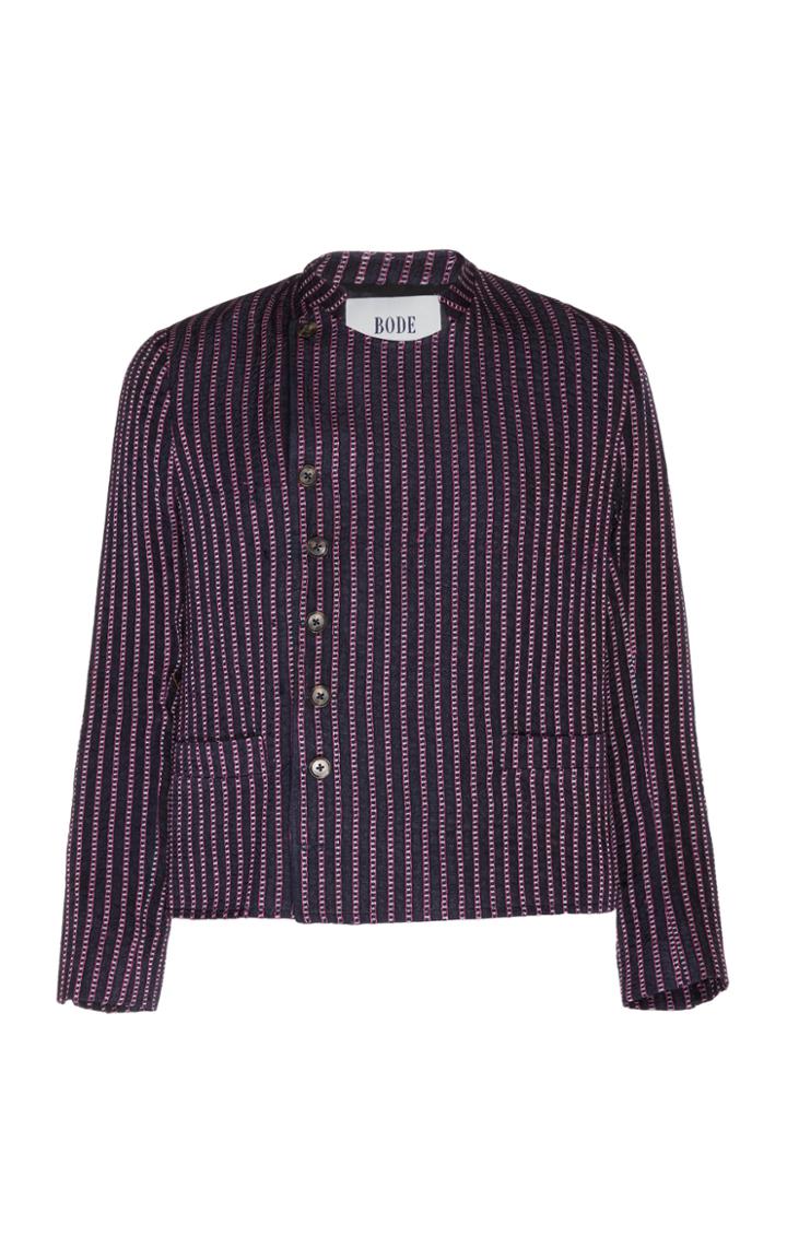Bode Mashroo Stripe Willy Jacket