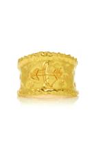 Jean Mahie 22k Yellow Gold Bow And Arrow Ring