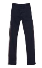 Dondup Sport Stripe Straight Leg Jeans