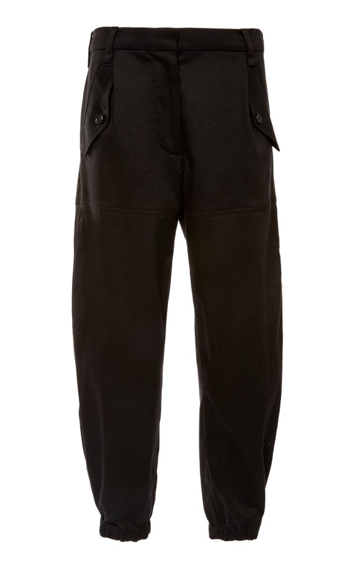 Nili Lotan Arliss Cargo Gabardine Straight-leg Pants