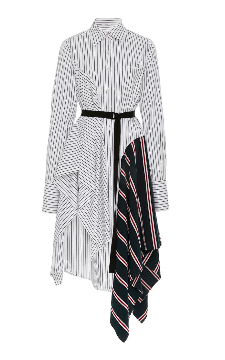 Tome Striped Poplin Shirt Dress