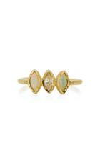 Brooke Gregson Triple Marquise Opal Diamond Ring