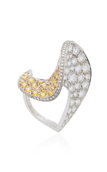 Reza M'o Exclusive: Spirale Yellow Diamond Ring