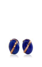 Simon Teakle Lapis Lazuli And 18k Gold Cufflinks