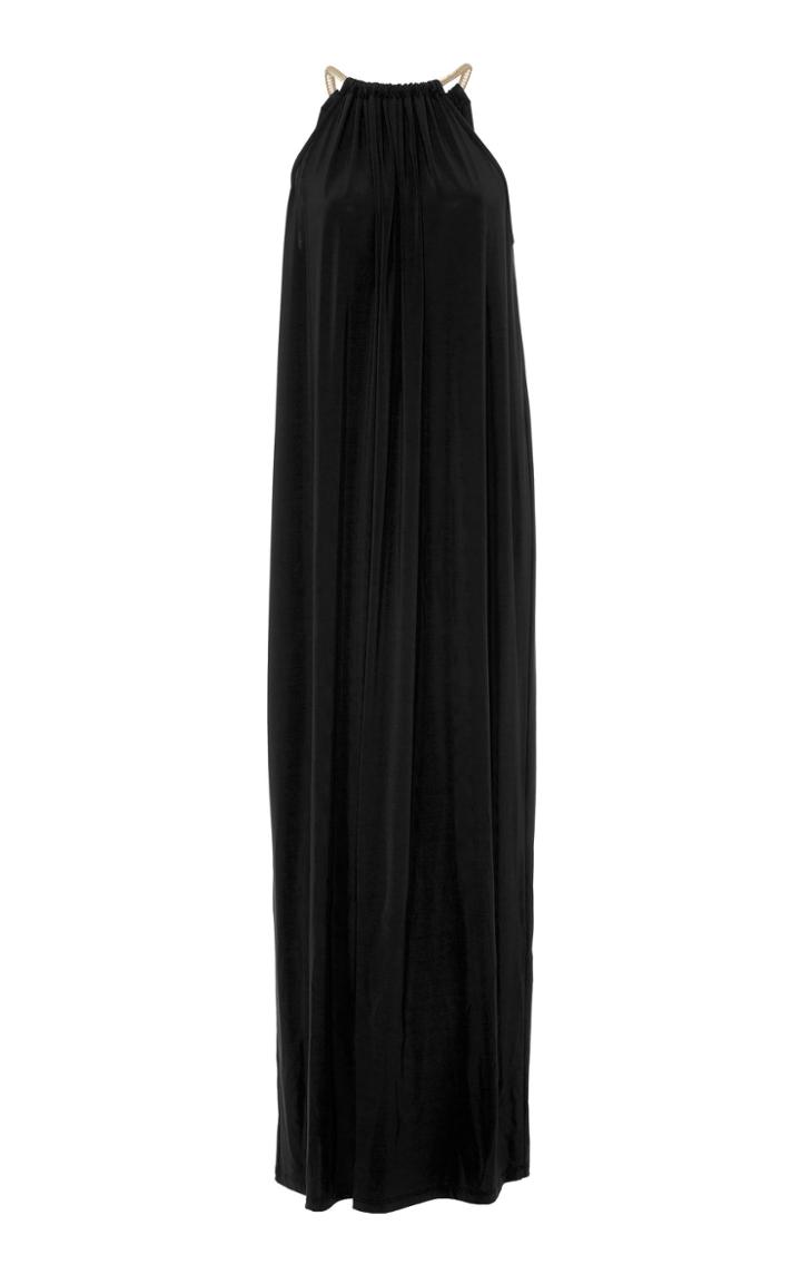 Max Mara Veletta Draped Stretch-jersey Maxi Dress