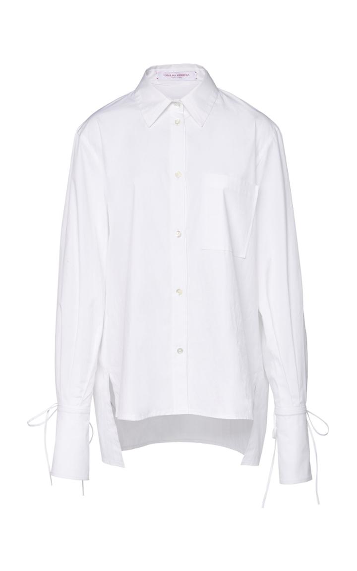 Carolina Herrera Long Sleeve Collared Shirt