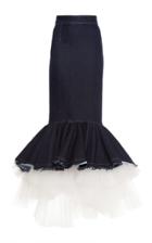 Maria Lucia Hohan Afya Denim Tulle Skirt