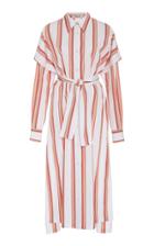 Diane Von Furstenberg Collared Midi Shirt Dress