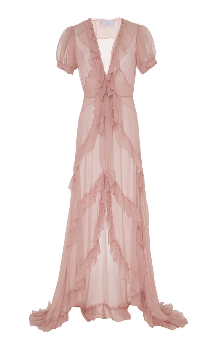 Luisa Beccaria Puff Sleeve Gown
