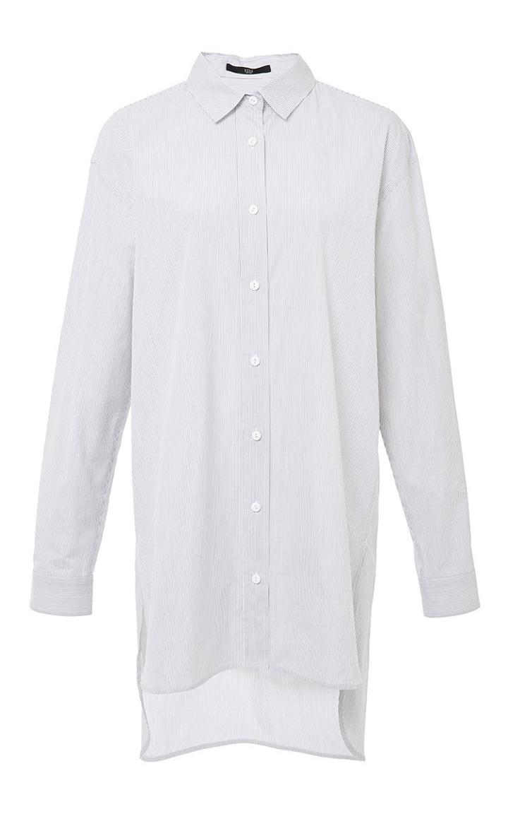 Tibi Gaucho Stripe Essential Shirt