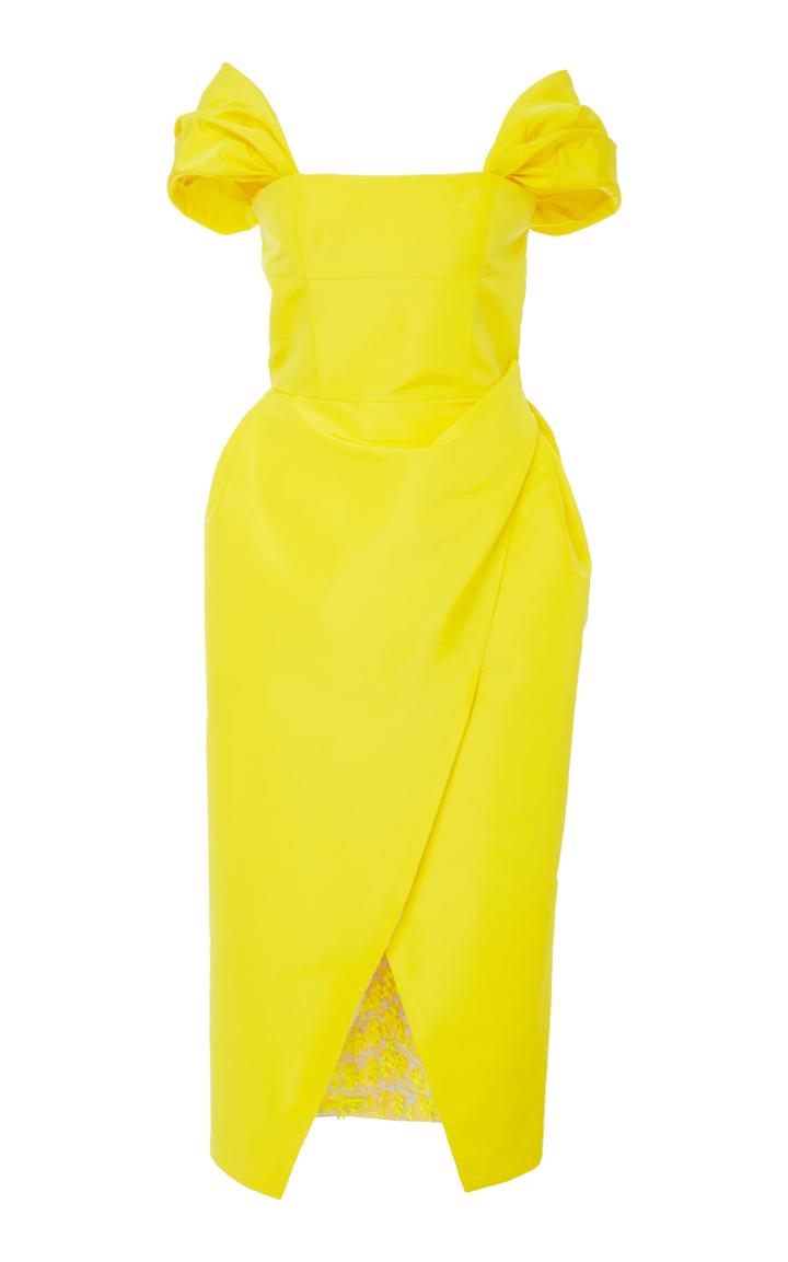 Carolina Herrera Pegged Cocktail Dress
