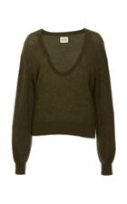 Khaite Mallory Cashmere Scoop-neck Sweater