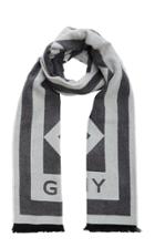 Givenchy Monogrammed Wool-cashmere Scarf