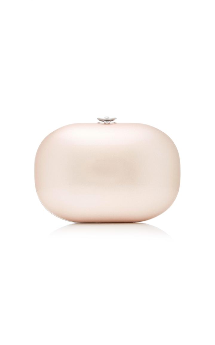 Jeffrey Levinson Elina Electric Blush Gloss Clutch