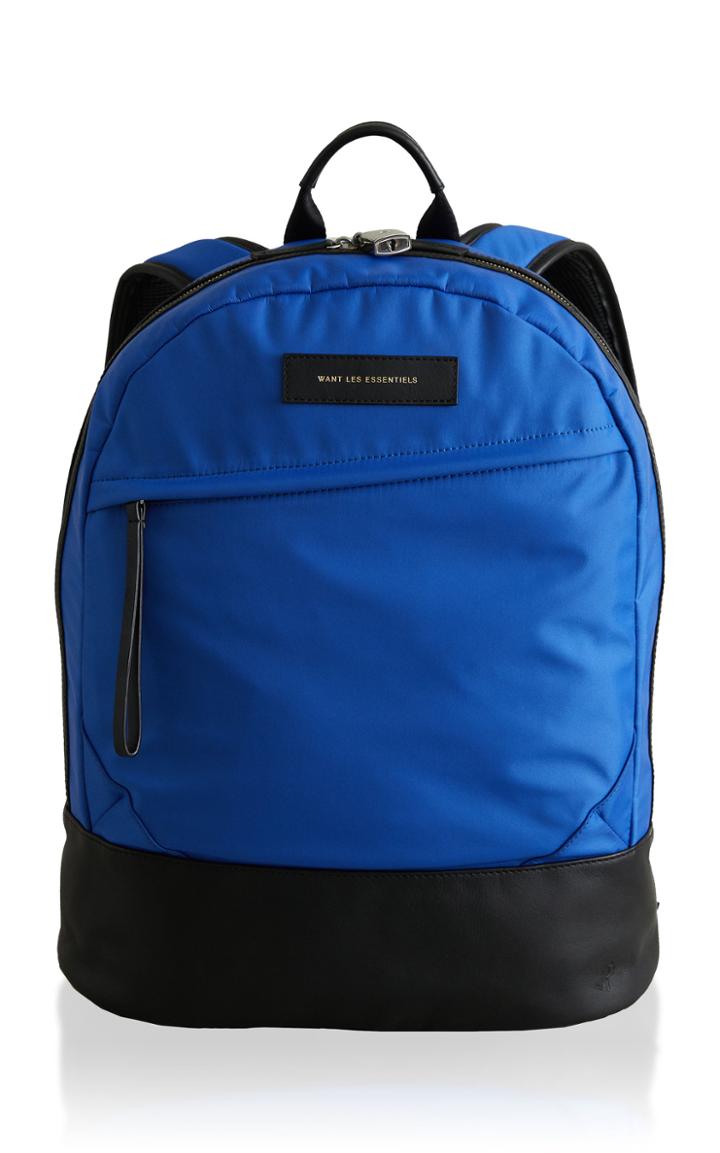 Want Les Essentiels Kastrup Leather-trimmed Shell Backpack
