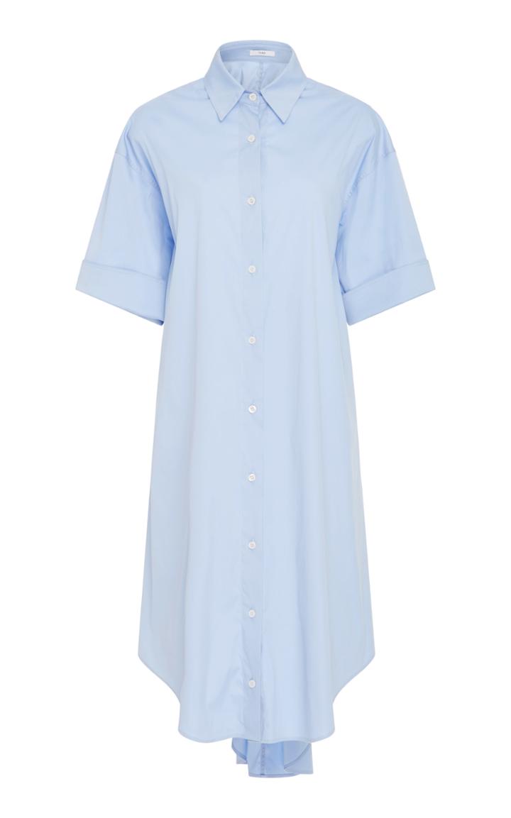 Tome Cropped Open Back Shirtdress