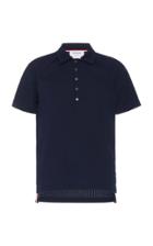 Thom Browne Cotton Seersucker Polo Shirt