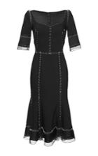 Dolce & Gabbana Short Sleeve Cady Dress