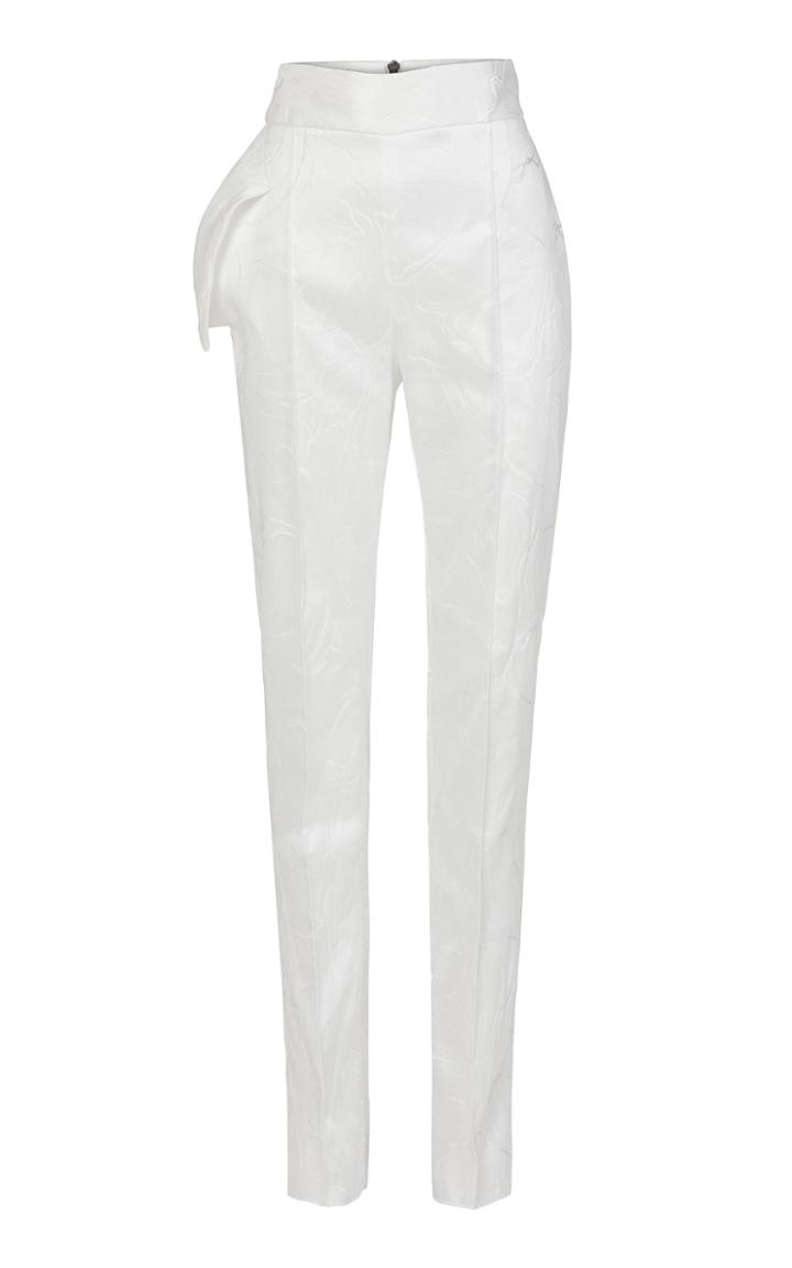 Maticevski Toreador Skinny Satin Pants