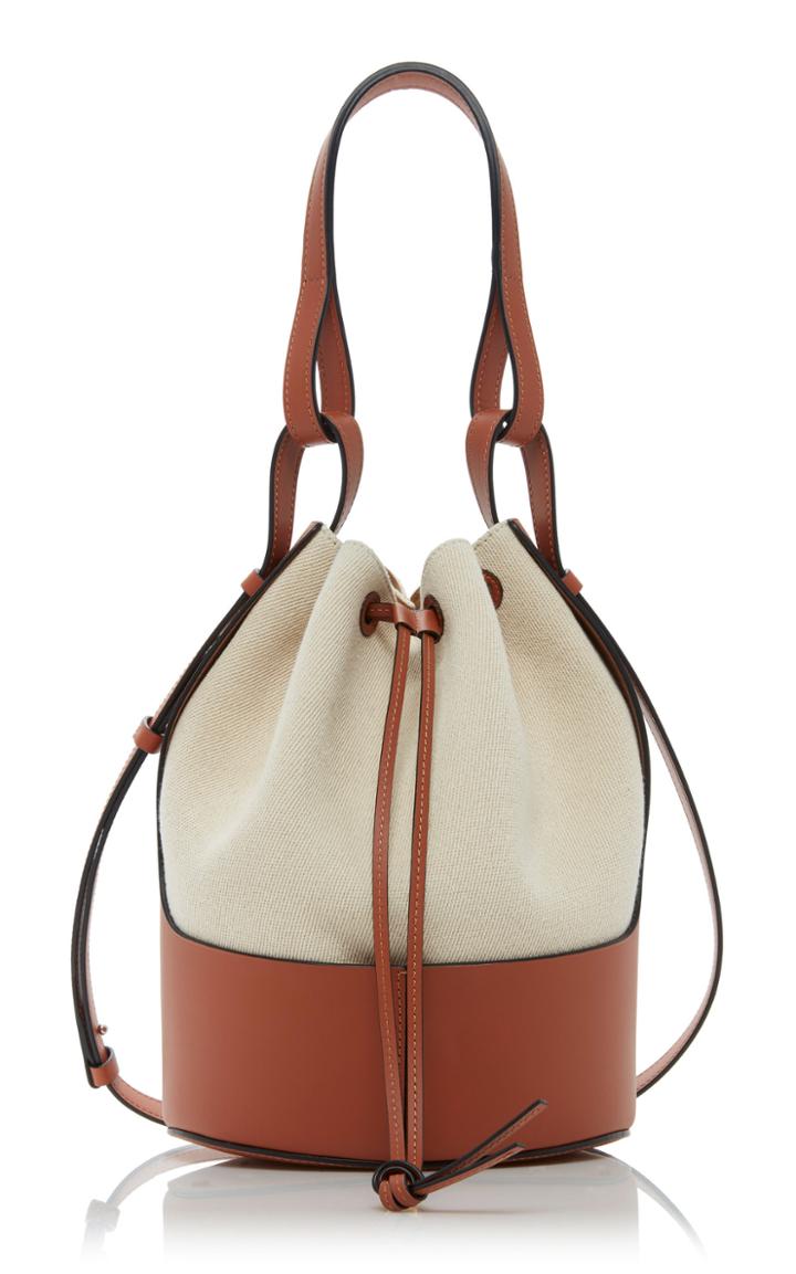 Moda Operandi Loewe Balloon Two-tone Canvas Shoulder Bag