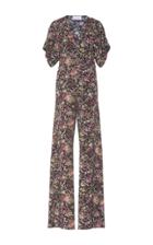 Luisa Beccaria Floral Embroidered Jumpsuit