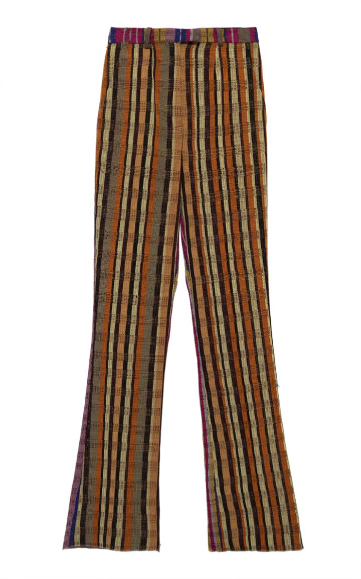 Moda Operandi Kenneth Ize Check Flared Pants